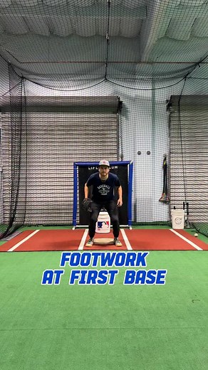 MASTERING FOOTWORK AT FIRST BASE You have to start somewhere and these two throws are the most common you will need to learn if you want to master first base. Steps 1 and 2 are the most in your control and are things you must be able to perfect and do every time. The most common reason I see first baseman miss balls or miss play throws is because their setup was wrong, or they didn’t have the right prep step. I see many players only working in the attack and not understanding having a good setup