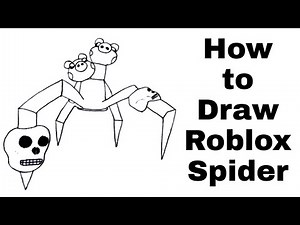 How to Draw Roblox Spider - Roblox Piggy Step by Step