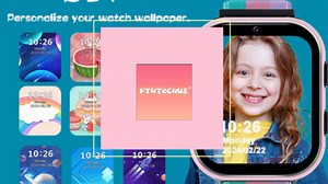 PTHTECHUS® 4G Kids Smart Watch, Children Smartwatches HD Touch Screen Phone with Calling, SOS Video Two-Way Talking Camera Music MP3 Learning Card, Birthday Gift for Boys and Girls Aged 4-12（Purple）