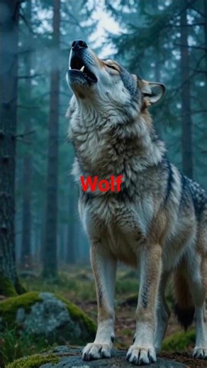 🐺 Wolf Sound Video | Powerful Wolf Howling in the Wild 🐺🌙 #shorts