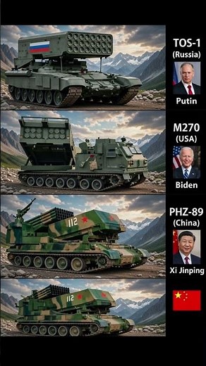 TOS-1 vs M270 vs PHL-03 – World’s Deadliest MLRS Ranked 2026! 🔥