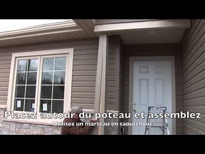 FRANCAIS - Installation du système Kool-Ray - Colonnes décoratives