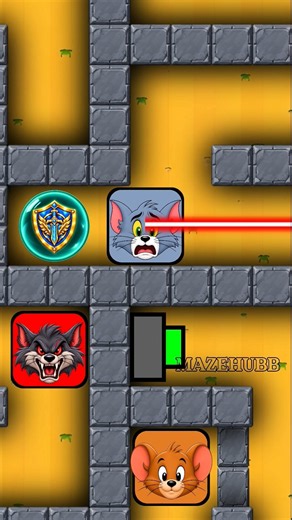 Tom and Jerry Maze Challenge with Extreme Twist | #puzzle #animation