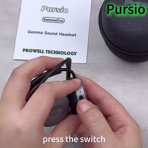 40Hz Sound Therapy Device Gamma Wave Generator Machine Gamma Audio Meditation Headset - GammaDuo