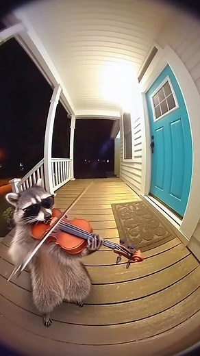 43K views · 5.8K reactions | okay Karen chill, just practicing my tune, geez. #raccoon #fiddle #viral | Raccoon stole my iPhone | Facebook