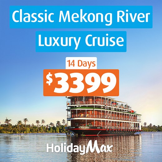 14 Day Classic Mekong River Cruise 🇻🇳🇰🇭 ♡ Vietnam to Cambodia, Ancient Temples, Traditional Villages, Dramatic Landscapes, Vibrant Culture more ♡ Classic Luxury, Modern Boutique-sized Riverships ♡ All-Inclusive, with Flights ♡ Saigon & Siem Reap Stays ♡ 1,000s of 5 Star Reviews ⭐⭐⭐⭐⭐ Compare all deals - BOOK NOW! | HolidayMax
