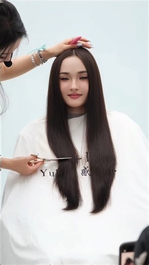 Best Hairstyles for Square-Round Faces | Face-Slimming Haircut & Perm Transformation #haircut