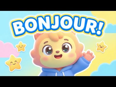 French for Kids Song | Bonjour, Numbers & Colors 🎶