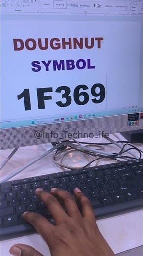 Insert Doughnut Symbol Code in Ms Word #msword #doughnut #computer #shortsfeed #microsoft #shorts