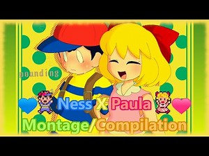 Ness X Paula Drawings Montage Compilation EarthBound SNES Video Edit 2024