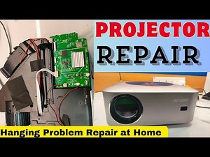 Smart Led Projector Hanging Problem Repair ! Display Stuck on Logo, ! How to Repair Led Projector