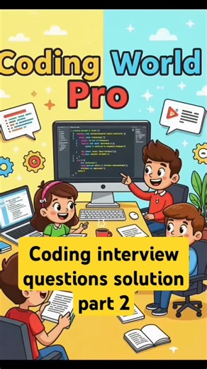 🚀New Coding 💡Interview Questions Solutions | Part 2 | Must-Know for 🏢Job Interviews 2025#coding
