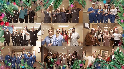 8.7K views · 133 reactions | A few of Santa's elves at Jackson-Madison Co. General Hospital got together to wish everyone a Merry Christmas this holiday season! | West Tennessee Healthcare | Facebook