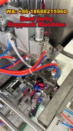 Automatic Mini Doypack Pouch Packing Machine For Beef Jerky #machine #factory