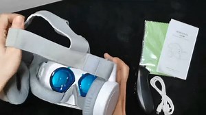 Watch 3D Virtual Reality VR Headset Open-box display on Amazon Live