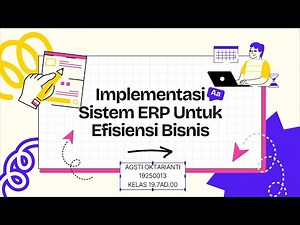 Persentasi Sertifikasi ERP - Agsti Oktarianti | Kerjasama UBSI & Jidoka System Indonesia