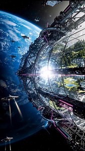 11K views · 15K reactions | Orbital Living Structure #orbitalhabitat #megastructure #spaceengineering | ai.scifi.future | Facebook