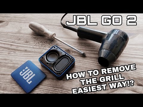 JBL Go 2 - How To Disassemble the Grill/Cover