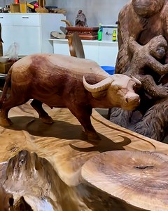 Woodcarving a stunning bison sculpture! | MetDaan Adventure