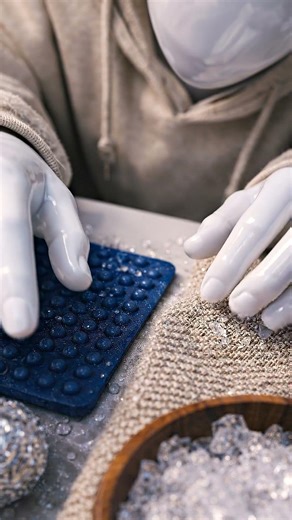 AI Hand Sounds 🤖🖐️ #ASMR #Shorts #satisfying