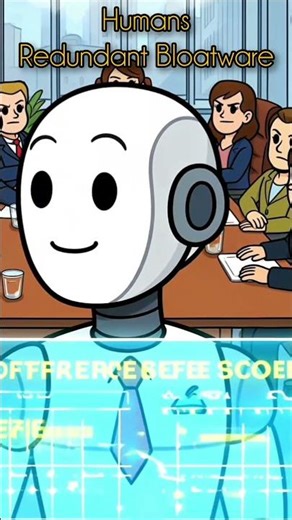 The AI cleared the office cache | AI Satire Comedy #techhumor