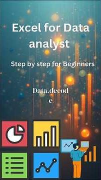👉 Learn Excel for Data Analytics from Scratch | Step-by-Step for Beginners