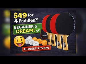 PRO-SPIN Ping Pong Paddles Review – Finally GOOD!