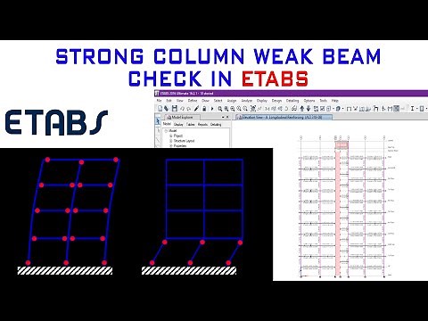 Strong Column Weak Beam Concept || Strong Column Weak Beam Check in ETABS