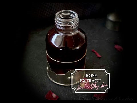 How to make rose extract and its uses