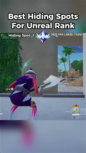 Best Hiding Spots For Unreal Rank🤩 #fortnite #gaming