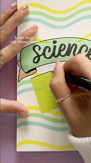 Easy Front Page Idea: Science 🔖 #shorts #frontpage #nhuandao