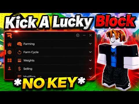 💸 Kick A Lucky Block Script 2026 | No Key | Instant Dupe, Auto Train, Perfect Kick