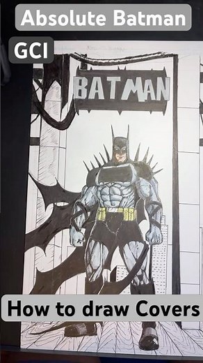 Live highlight / ABSOLUTE BATMAN / DC COMICS / GCI STUDIOS / HOW TO DRAW A COMIC COVER / #dccomics