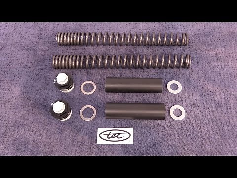 Triumph Bonneville T120, TEC Progressive Suspension.