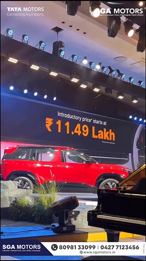 51K views · 313 reactions | The legend returns! Meet the New Tata Sierra—premium design, advanced tech, and unbeatable presence. Starting at ₹11.49 Lakh. Limited slots open.  Book Now at SGA Motors #TataSierra #TheLegendReturns #TataMotorsIndia #SGAMotors #NewSierra #SUVLifestyle #DriveTheFuture #IconIsBack #CarLaunchIndia #AutoTrends #ExploreWithSierra #PremiumSUV #IndianCars #sgatatamotors #sgatatasalem #sgatatamettur #sgatata | SGA TATA SALEM | Facebook