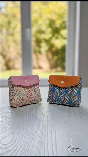 How to Make Small Cosmetic Bag, Makeup Pouch | Cute Pouch Bag for Daily Use