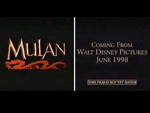 Mulan (1998) Theatrical Trailer (March 27, 1998)