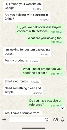 How a Buyer Found Me on Google and Started a Packaging Order
