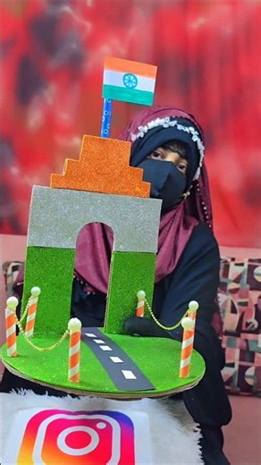 India Gate Craft for Home/School Independence Day Competition #craft #viral #indianarmy