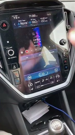 2022 WRX how to stream videos on touch screen