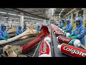[4]K Inside the Toothpaste Factory 🦷 | From Animal Bones to Toothpaste | Complete Manufacturing