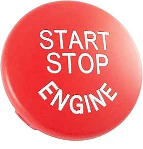 Replacement for BMW red Engine Start Stop Switch Ignition Button fit E Chassis Code BMW E60 E90 E91 E92 E93 E84 E70 E71 E72 E83 E81 E89 Accessories