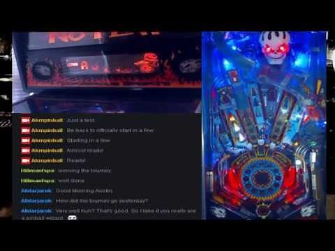 No Fear pinball machine live tutorial + gameplay (from live stream)