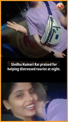 A foreign tourist visiting India was left stranded late at night after a navigation app failed to guide her back to her hotel, creating a tense situation on deserted streets around 10 pm. The visibly distressed visitor struggled to find help until Rapido rider Sindhu Kumari Rai stepped in. Showing calm and compassion, Sindhu reassured the tourist, helped her navigate the unfamiliar area and safely dropped her at the Coconut Grove Hotel. Later sharing the moment online, the rider highlighted the 
