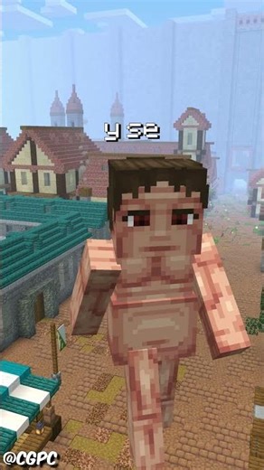 The Titans Invade Minecraft | MINECRAFT #shorts #minecraft