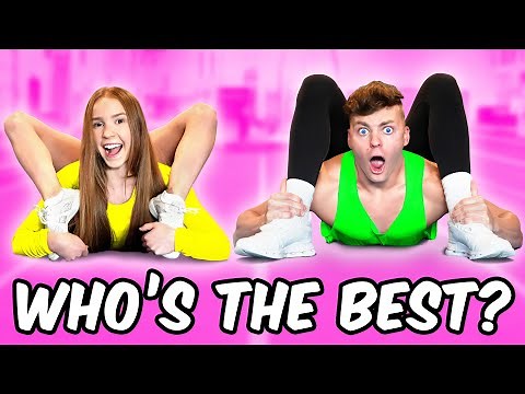 GIRL vs BOY Gymnastics Flexibility Competition
