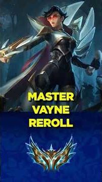 Master Vayne Reroll TFT Patch 16.1 C
