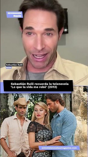 Sebastián Rulli remembers 'What Life Stole From Me' #sebastianrulli