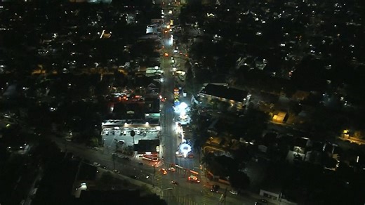 California vehicle drives through carnival