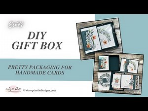 Make a Coordinating Gift Box for Handmade Cards